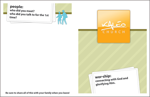 Kaleo Kids Bulletin